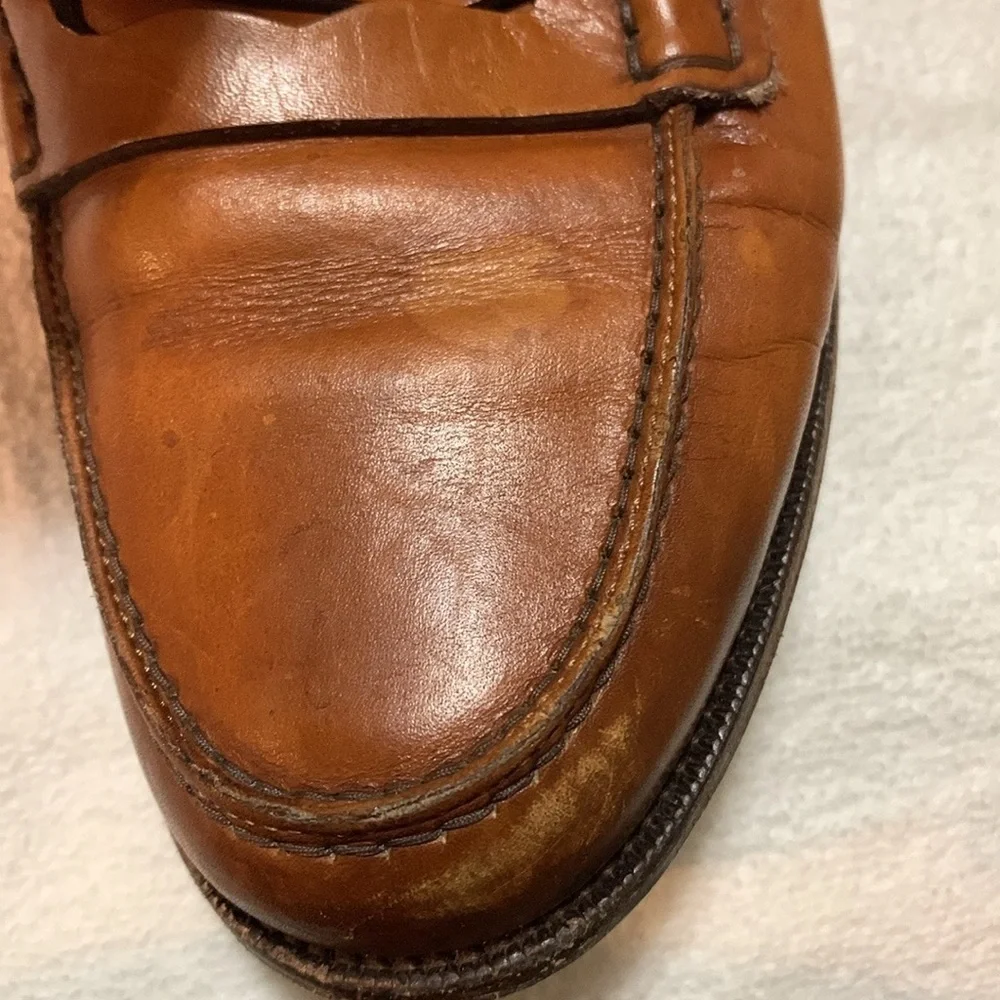Ralph Lauren Men’s Purple Label Chalmers Burnished Calfskin Penny Loafer